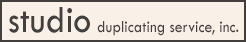 Studio Duplicating Service